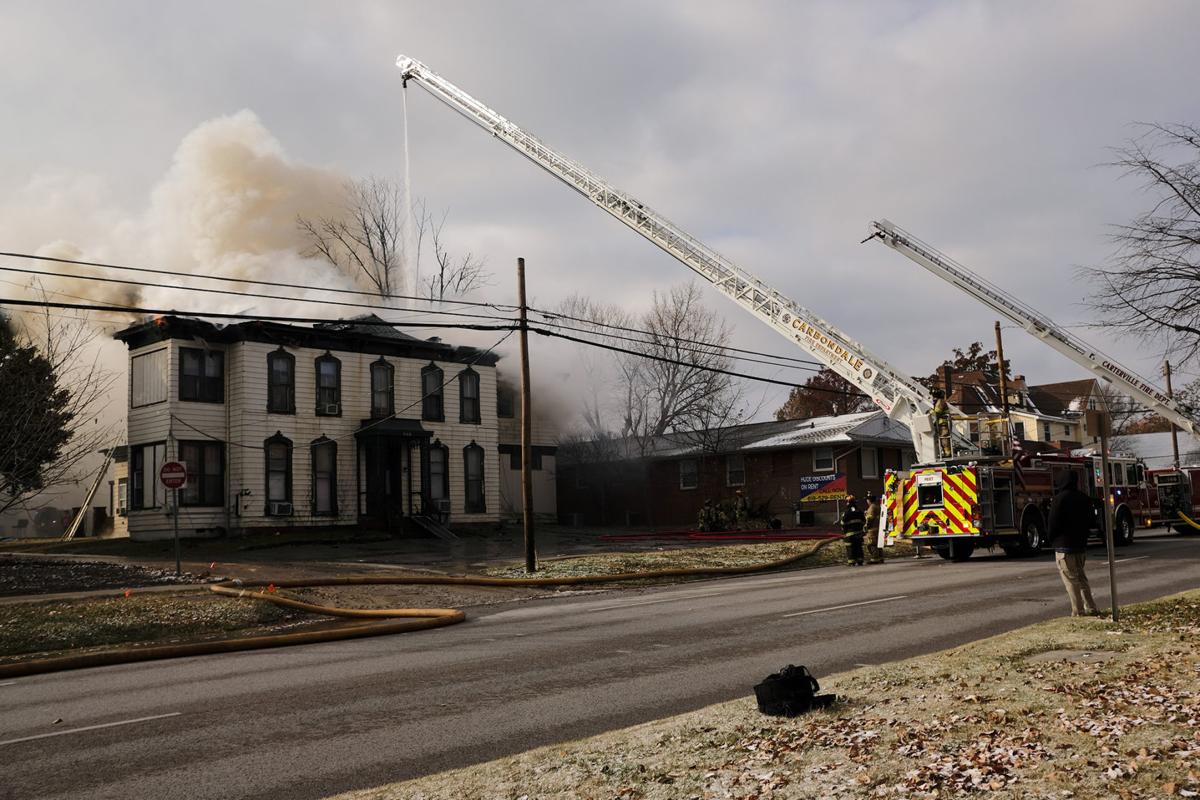 Carbondale building from 1881 heavily damaged in structure fire; chief