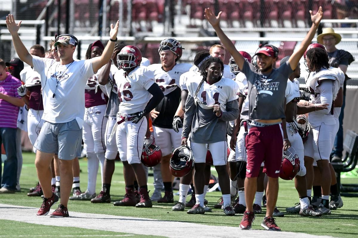 SIU football scrimmage