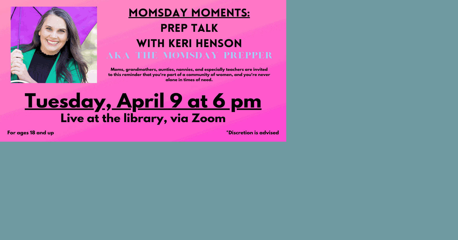 Header_-_Adult_PREP_Talk_April_2024.png | Libraries | thesouthern.com