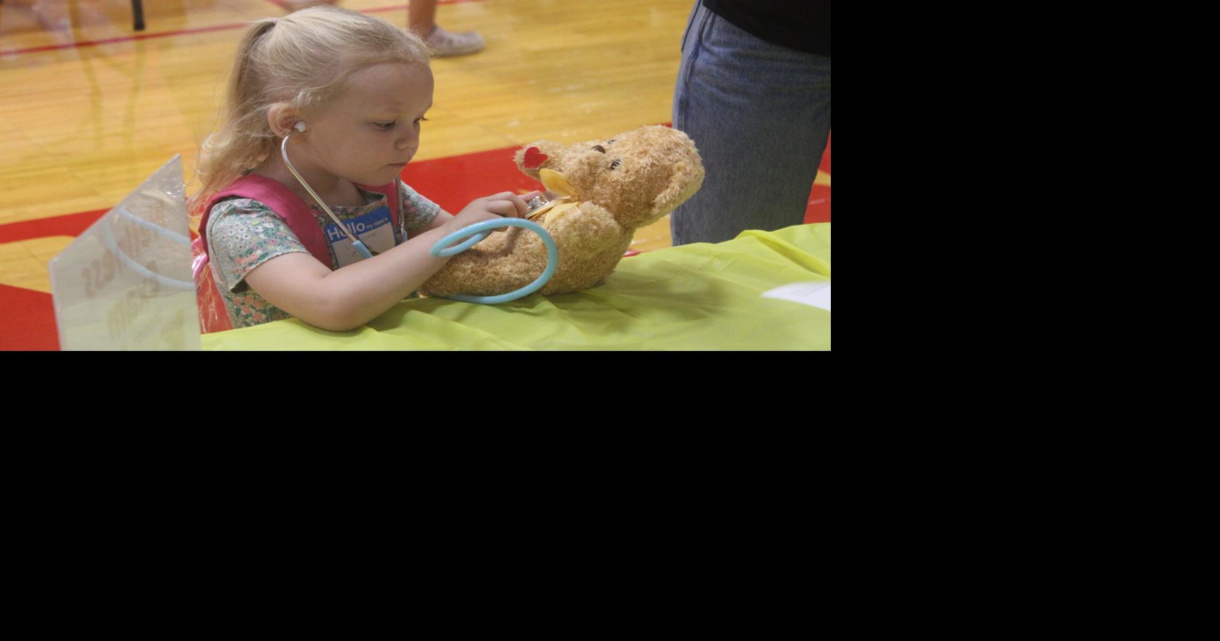 Teddy Bear clinic makes health checkups fun