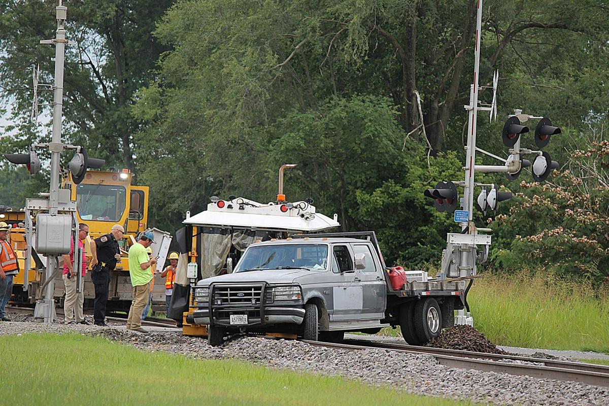2 Hospitalized After Pickup Truck Train Maintenance Car Crash In West Frankfort Local News Thesouthern Com