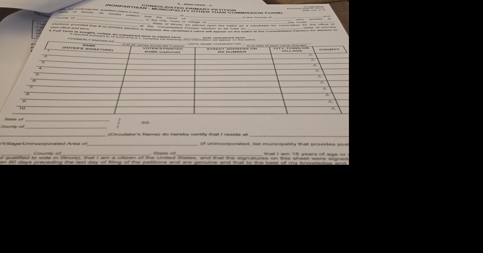 Who can sign candidates' petitions in municipal elections?
