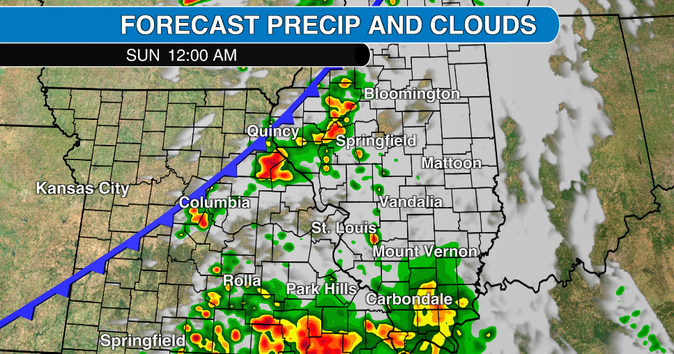 Severe storms possible in central and southern Illinois Saturday night. Full details here