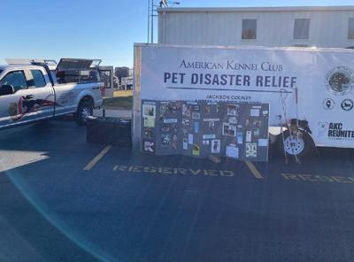 Jackson County Animal Control receives an AKC Pet Disaster Relief Trailer