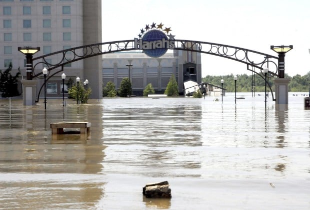 metropolis harrahs casino flooded