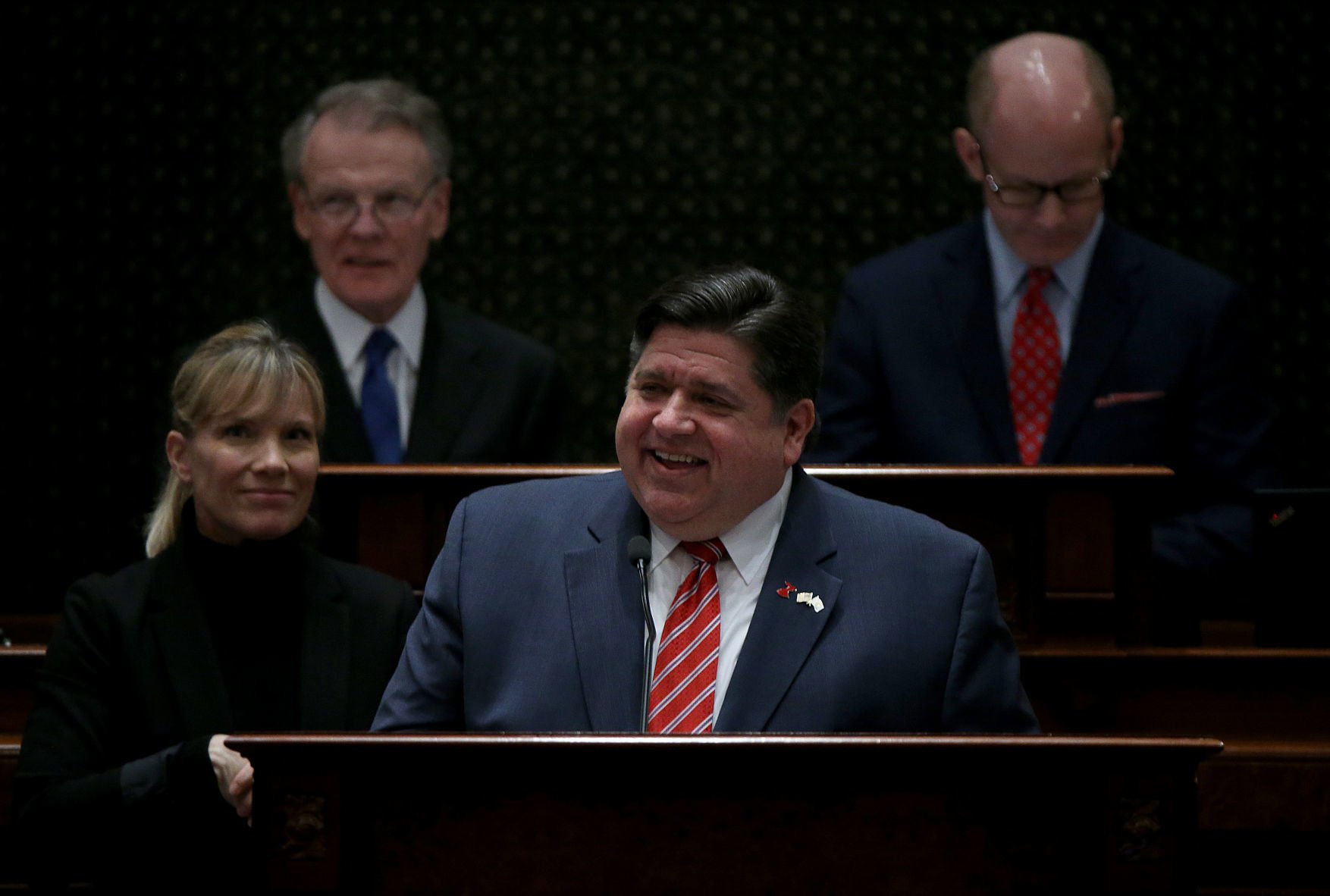 Pritzker Paints Two Budget Pictures: One With Graduated Tax, One ...