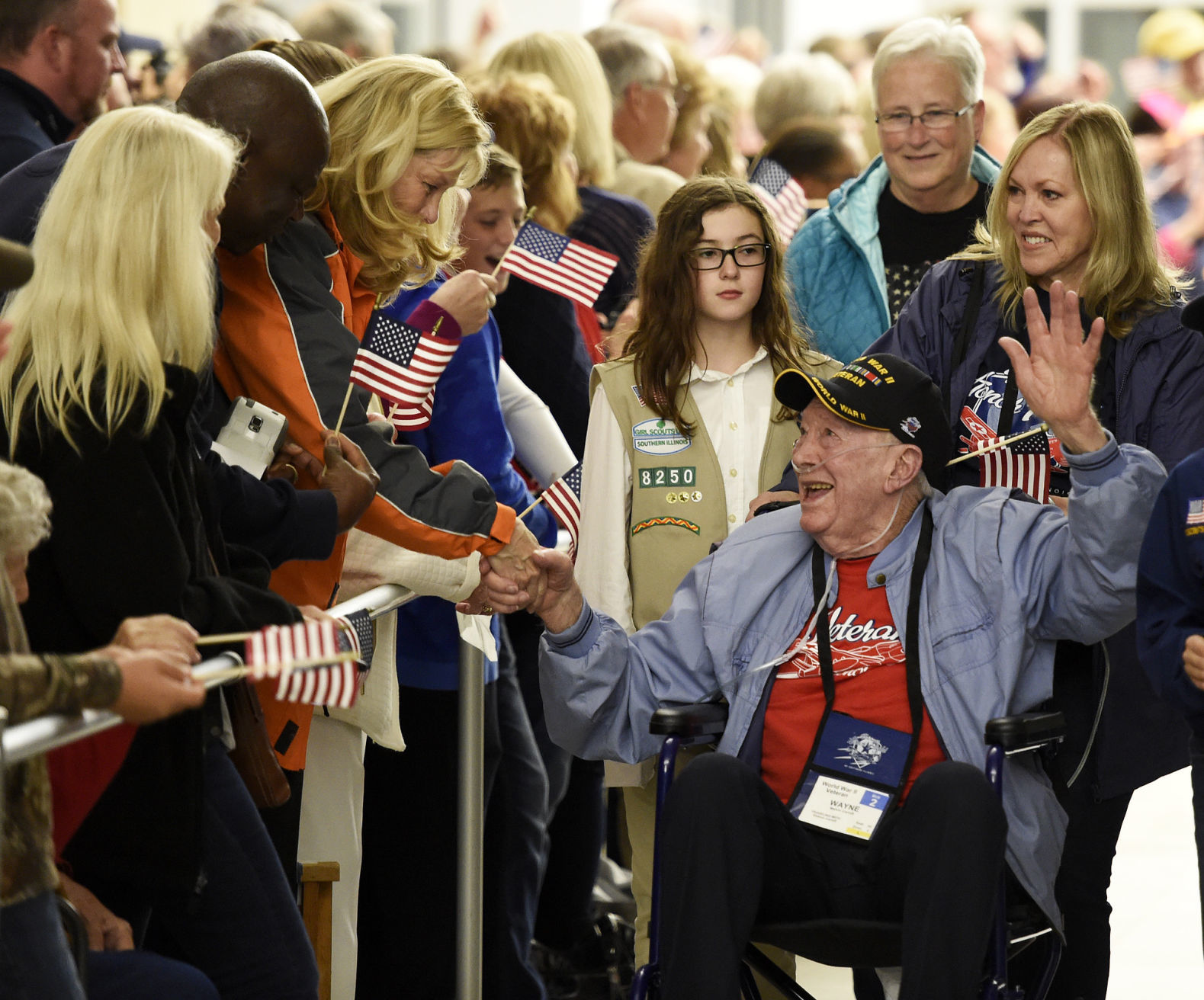 Photos: Veterans Honor Flight Returns To Marion | Local News ...