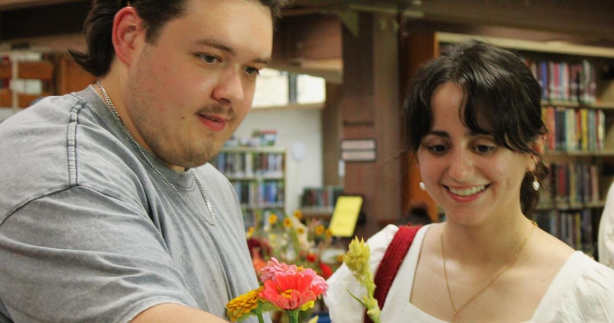 Community blooms CPL's build-a-bouquet bar