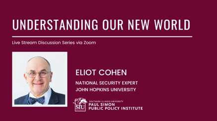 Eliot Cohen will join SIU's Paul Simon Institue Dec. 11 - Vimarsana News