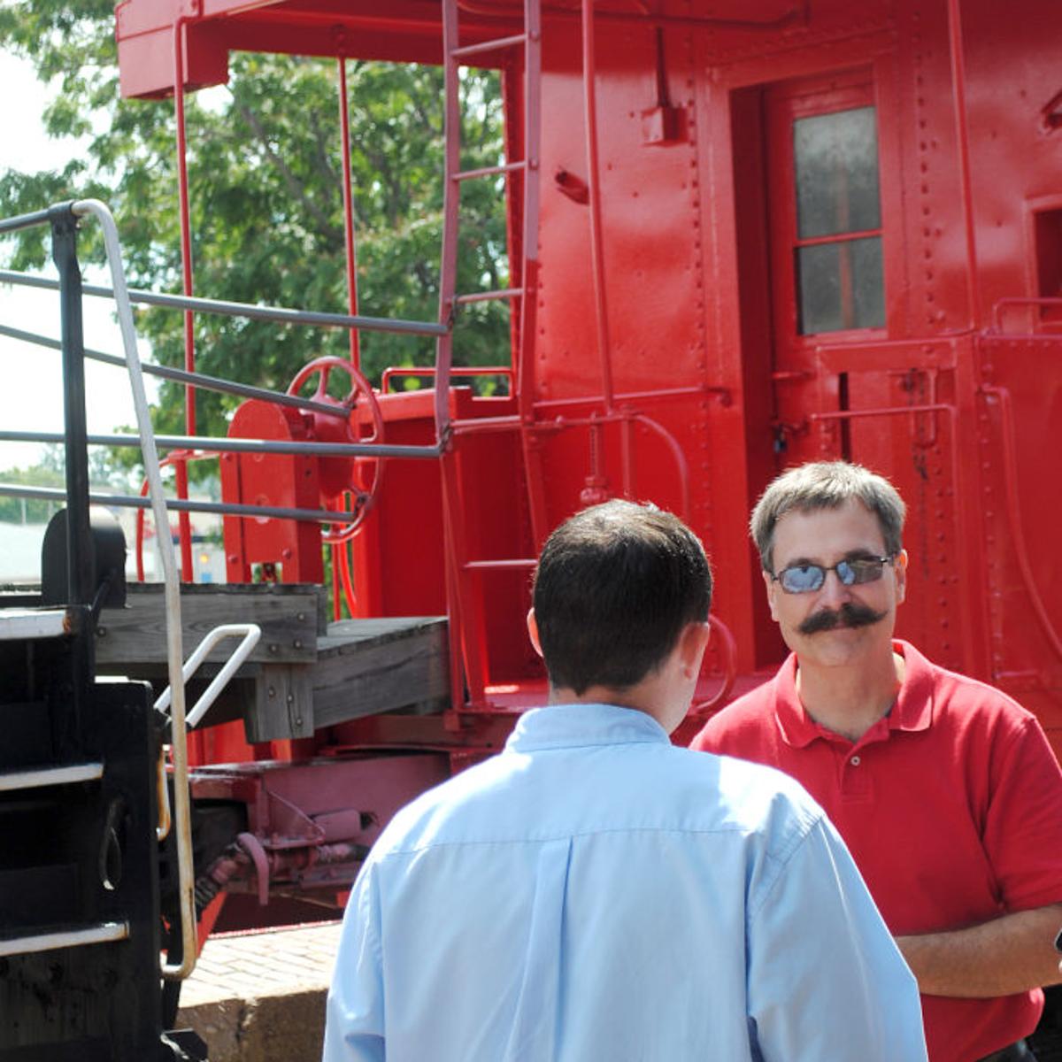 Old Caboose Gets A Shiny New Coat Of Paint News Thesouthern Com