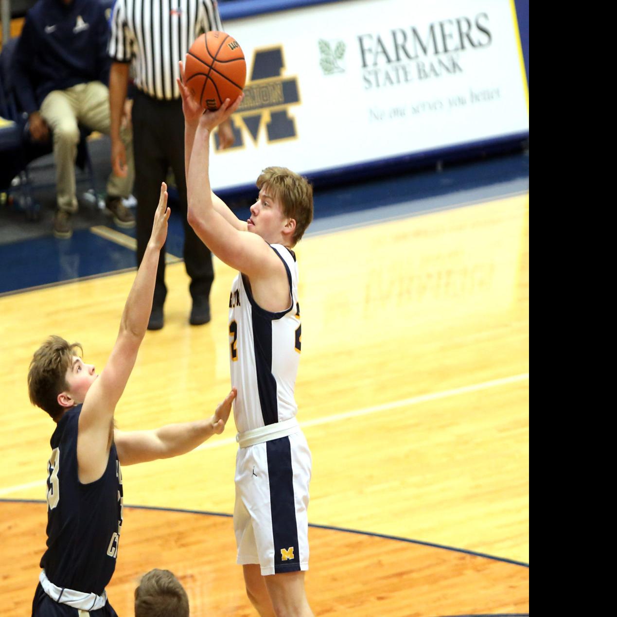 Boys Basketball Marion Downs Belleville Althoff Basketball