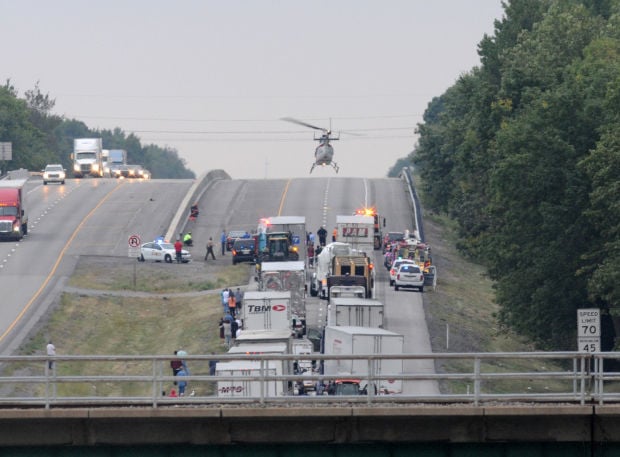 Crash Closes I-57; At Least One Airlifted Out