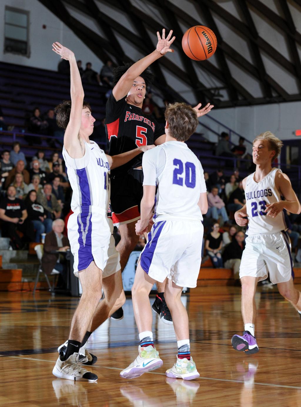 Boys Basketball Fairfield Rolls To A Win Over Harrisburg Boys