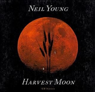 Picture sleeve (front) for Neil Young "Harvest Moon" 1993 U.S. 7" record