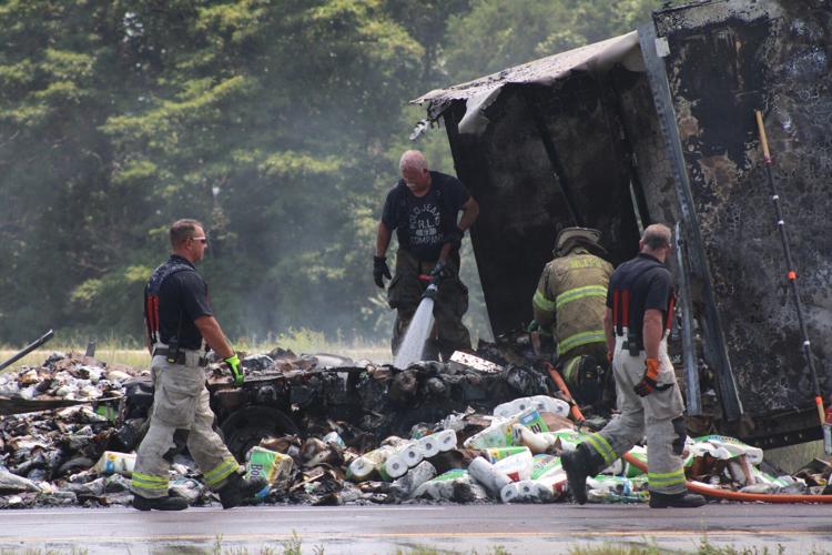 Semi-truck catches fire on I-57, no injuries reported | Latest ...