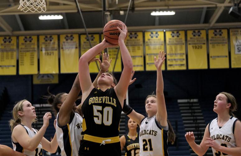 Girls Basketball Goreville wins offensive thriller against Marion