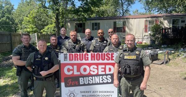 Williamson County Sheriff's deputies shut down drug house, make three ...
