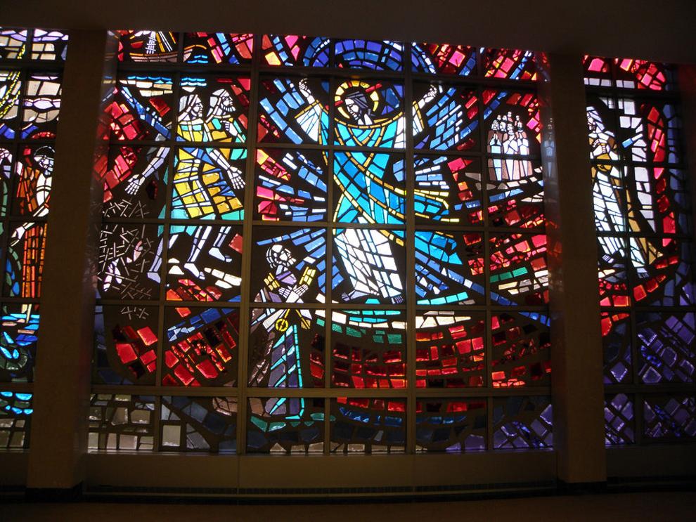 Justice World's largest stained glass window