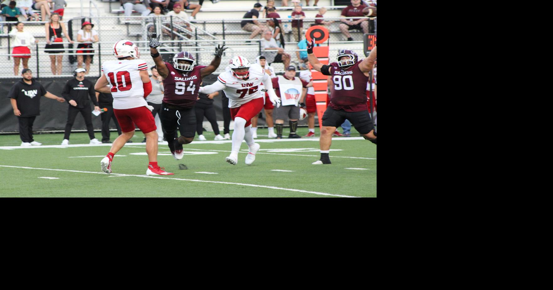 SIU Football: Dwight uses quickness to make impact up front
