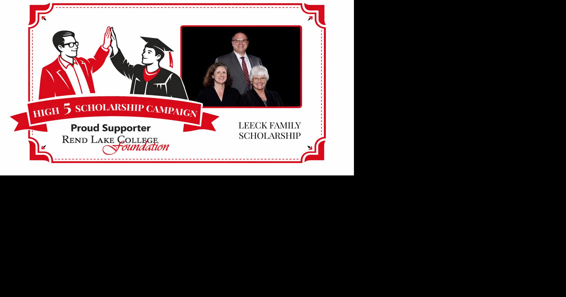 RLCF High 5 Scholarship: Leeck family honors the memory of Doug Leeck