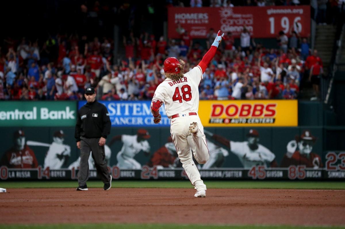 Cardinals place Harrison Bader on IL with fractured rib