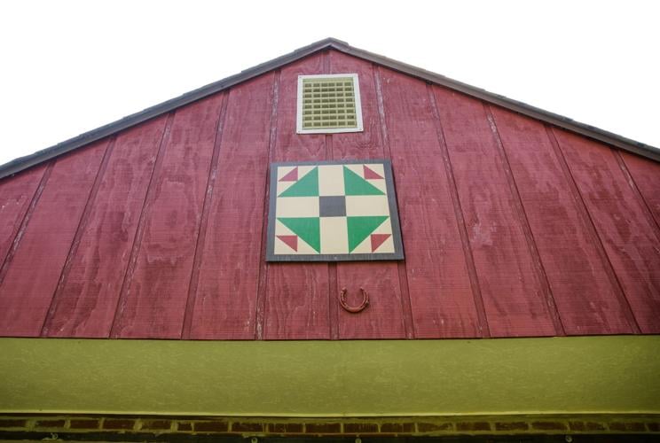 Outdoor barn quilt by Carl Cottingham