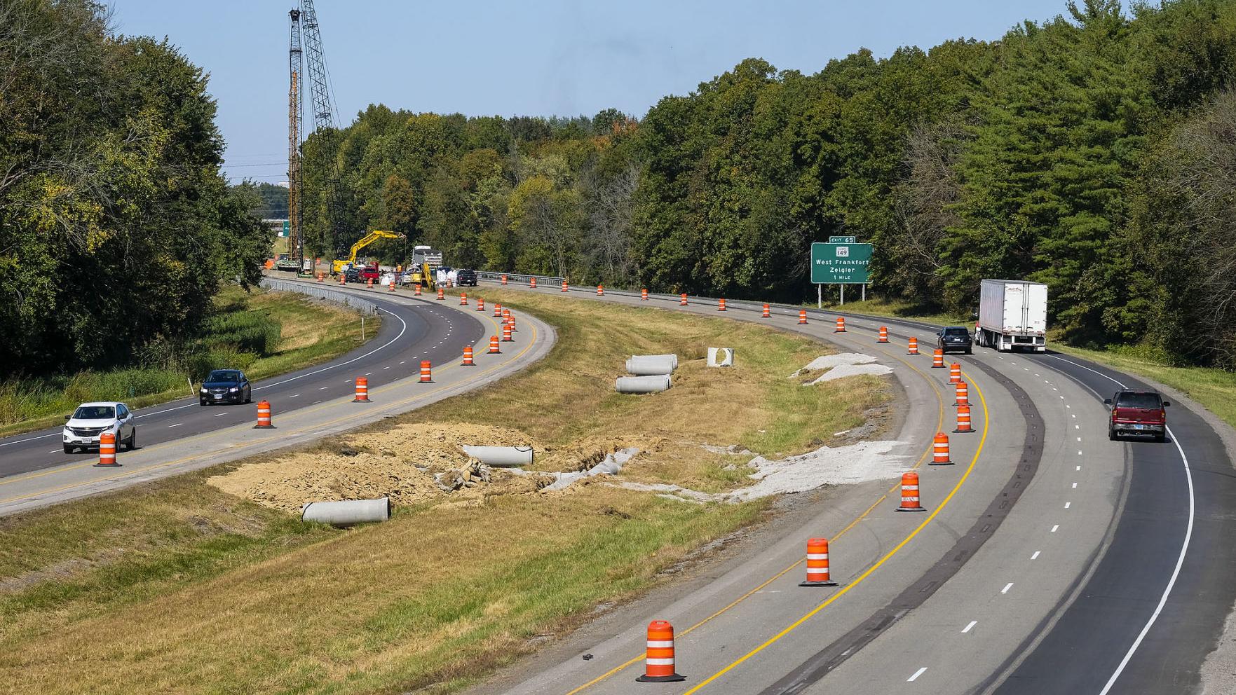 Illinois Officials Announce Projects In Ongoing Expansion Of I 57 In Southern Illinois Local News Thesouthern Com Illinois Freeway Road Construction Map 2022