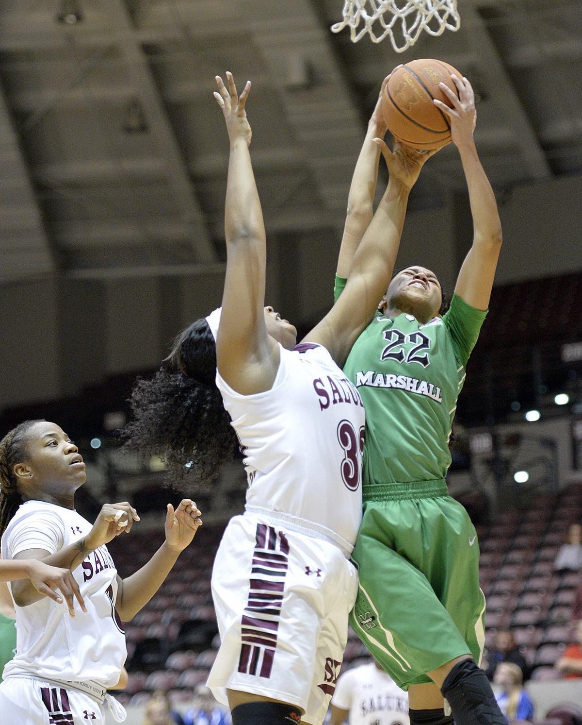 Marshall Ends Saluki Women S 3 Game Winning Streak 61 55 Saluki Women S Basketball Thesouthern Com