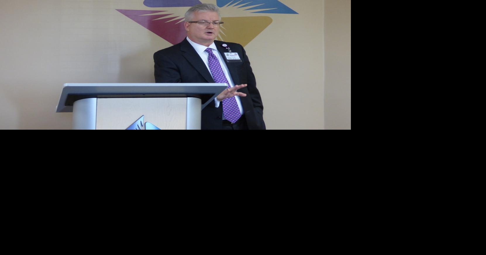 Harrisburg Medical Center CEO introduced at press conference