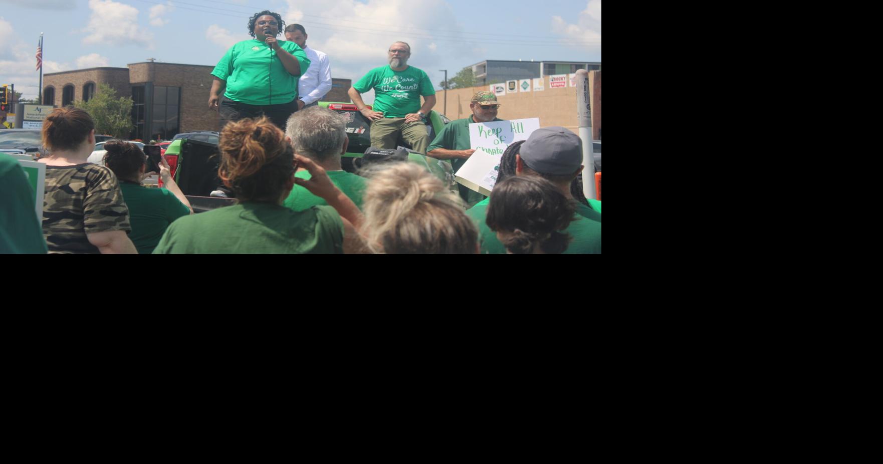 Choate workers, supporters rally to prevent massive cuts