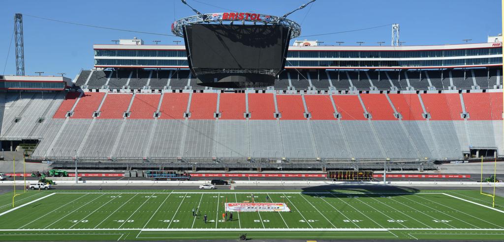 Bristol Speedway Hosts Virginia Tech Tennessee Football Game