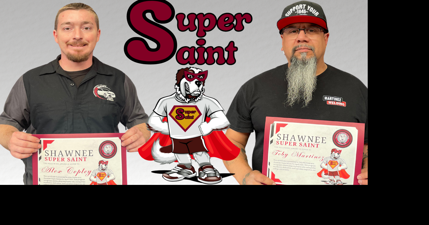 Shawnee College celebrates two Super Saint Award winners