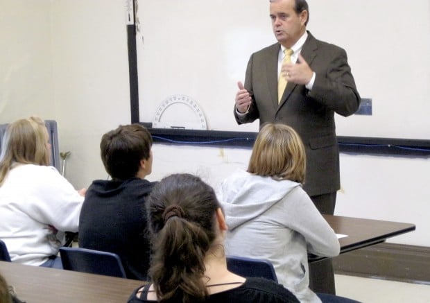 Costello visits Tamaroa school