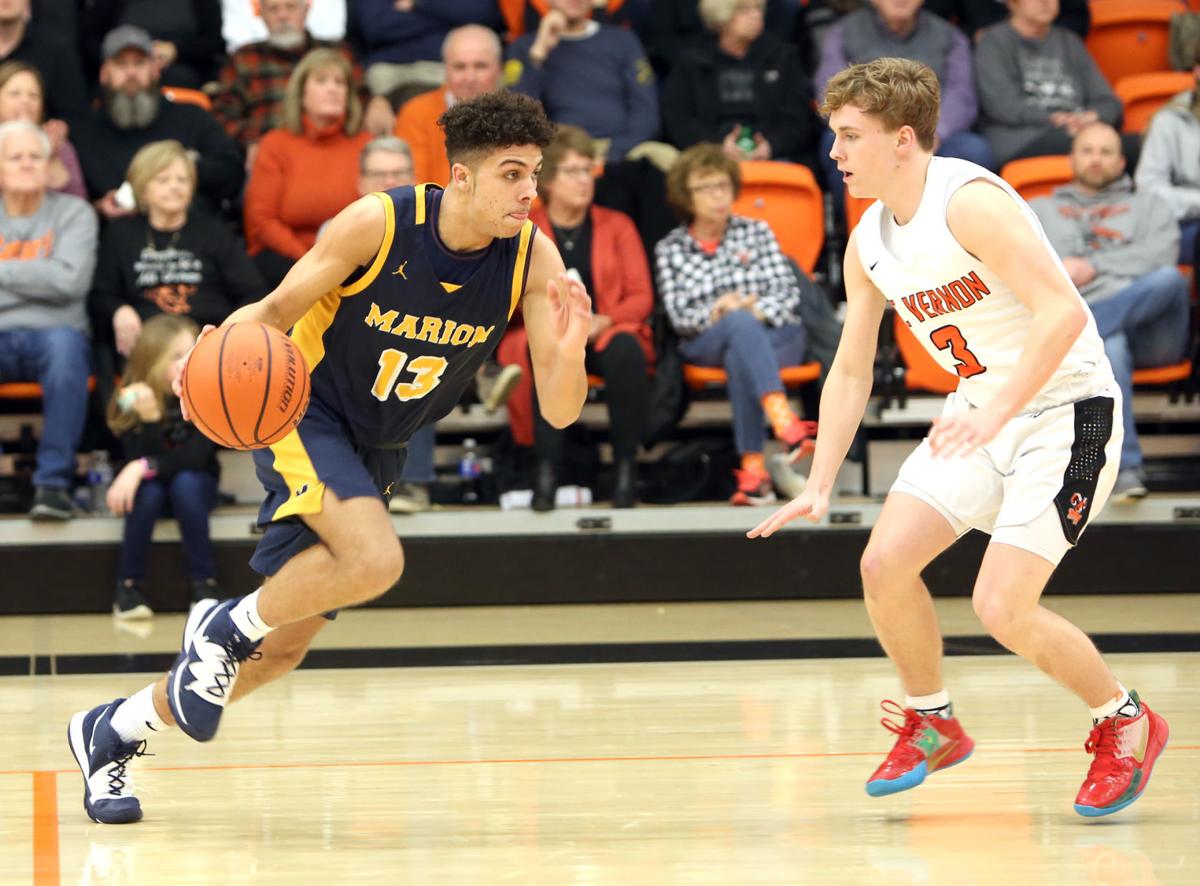 Prep Boys Basketball Creel Leads Mount Vernon Past Marion Boys