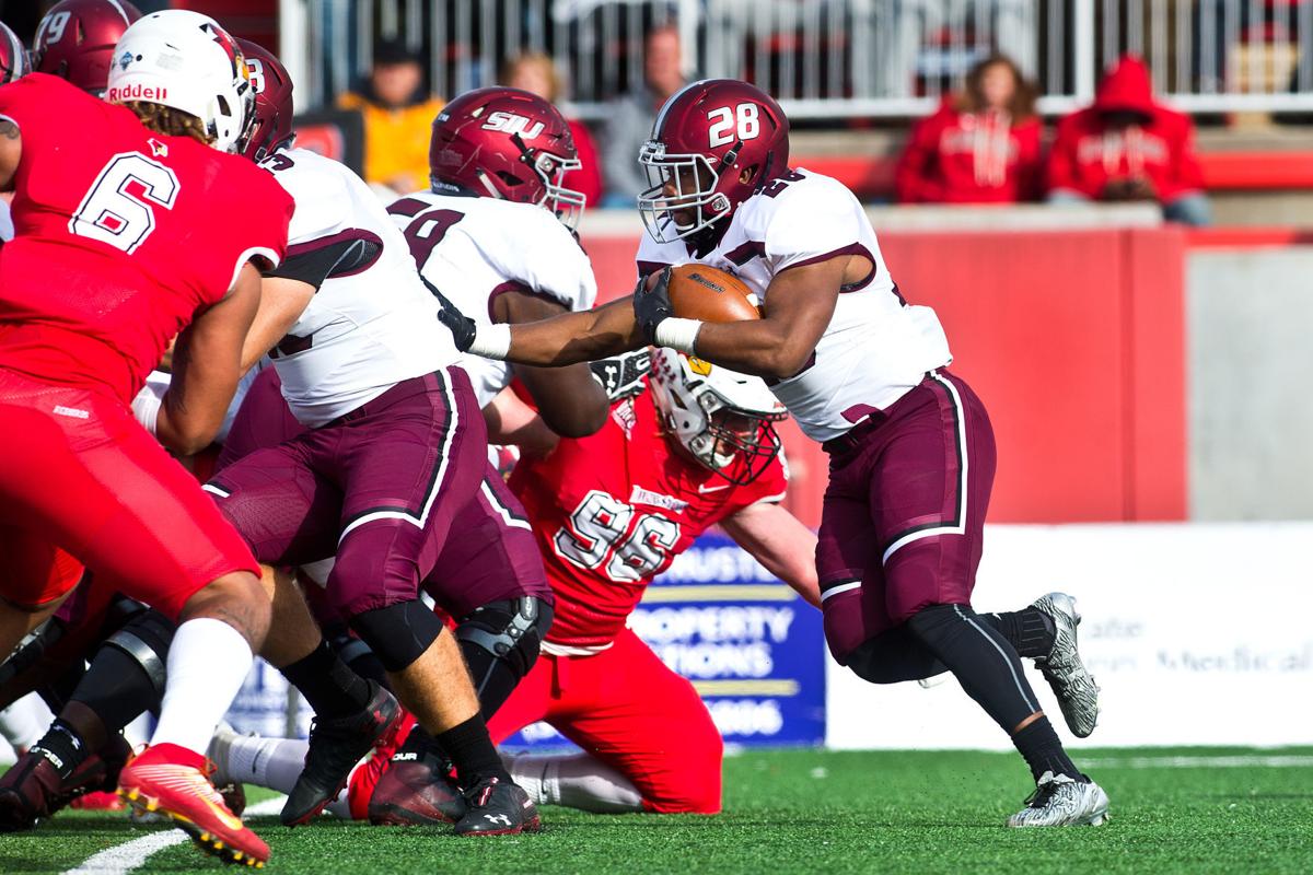 Saluki Football No 12 Illinois State Rolls Past Siu