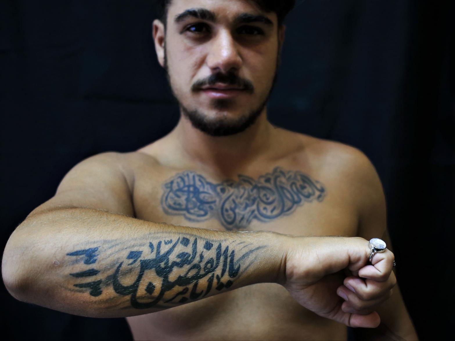 Photos In A Time Of Violence These Shiites Are Fighting Back With Tattoos World Thesouthern Com