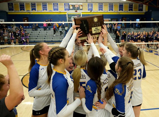 Prep Volleyball Trico defeats Valmeyer to win first sectional title