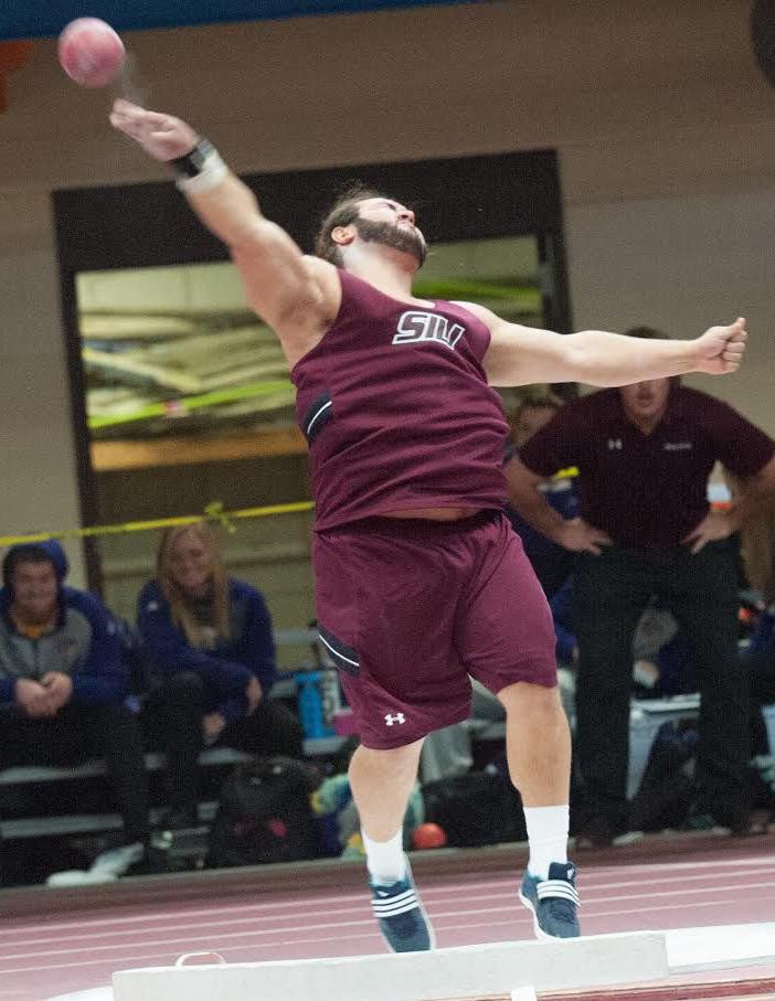 SIU shot putter Jared Kern sets record, new goals ...