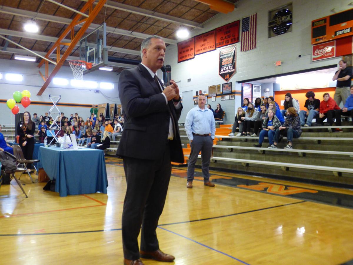 Herrin Junior High students learn about careers at Herrin Hospital