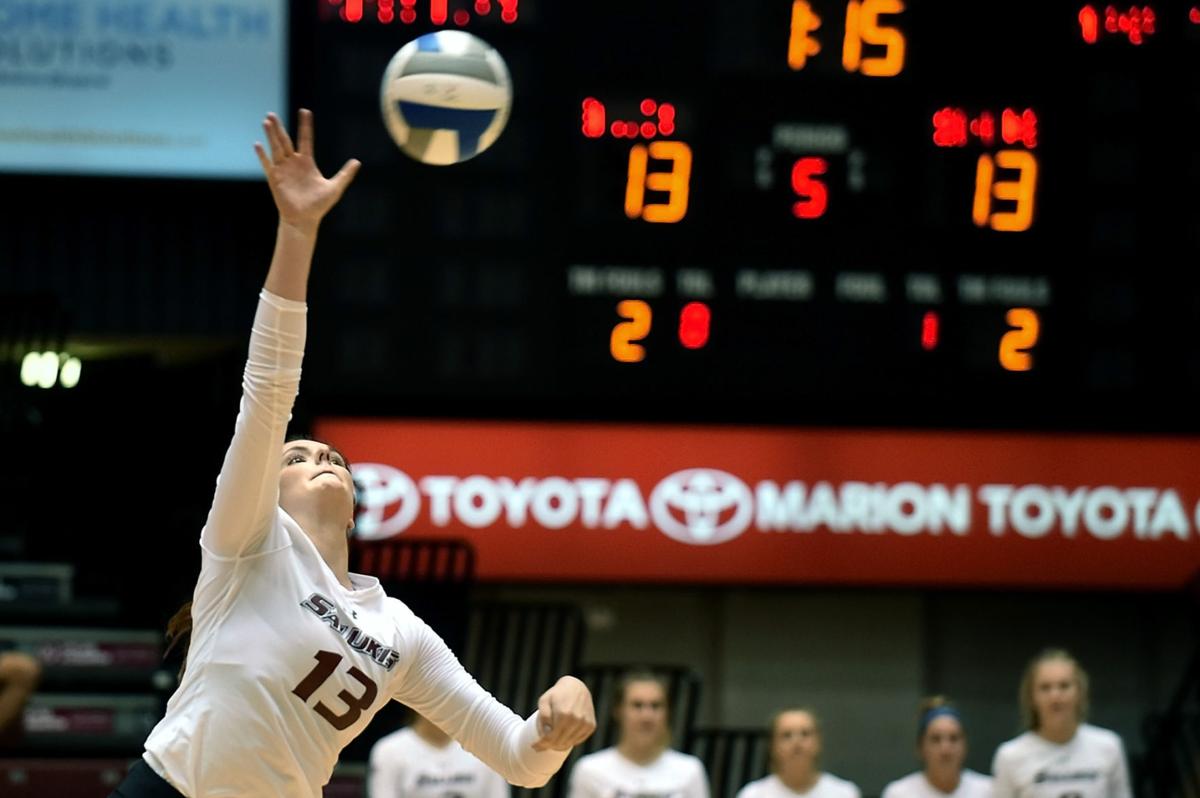 SIU volleyball defeats Southeast Missouri State