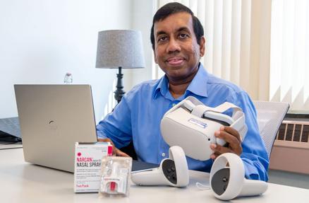 SIU professor to see if VR can reduce overdose deaths - Vimarsana News
