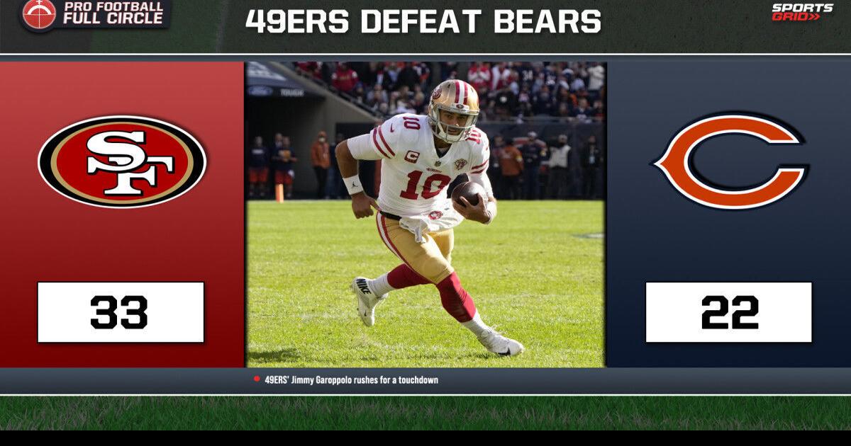 Recap of San Francisco 49ers versus Chicago Bears
