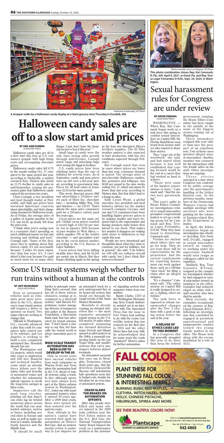 Page A6 | The Southern Newspaper E-edition | thesouthern.com