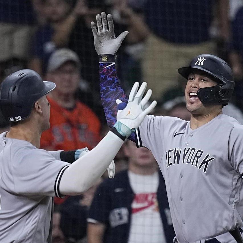 Judge homers again, Yankees' bullpen shuts down Astros in 5-4 win
