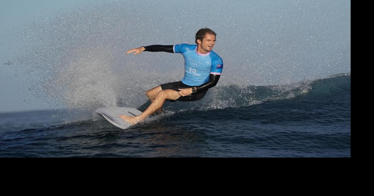 Jubilation and disappointment seen on shore as Paris Olympics surfing ...