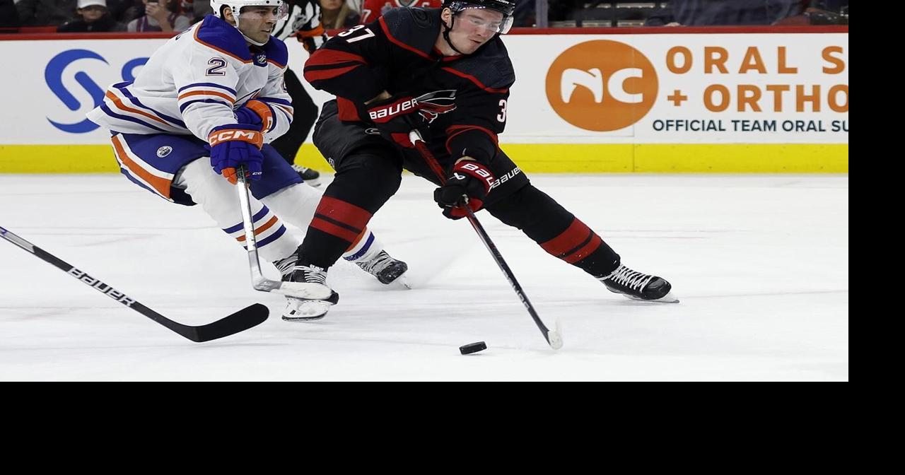 Hurricanes score four goals in first period to beat Oilers 63
