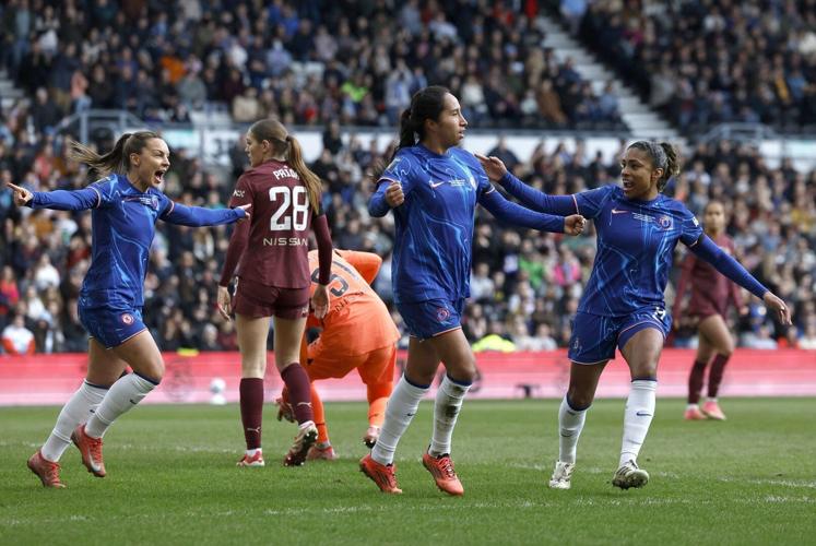 Chelsea wins Women's League Cup final for first trophy in quadruple bid