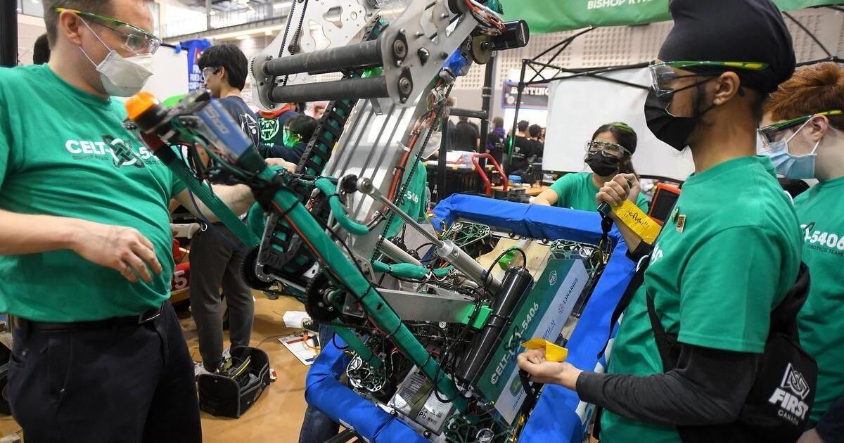 Intellectual spark on display at high school robotics competition