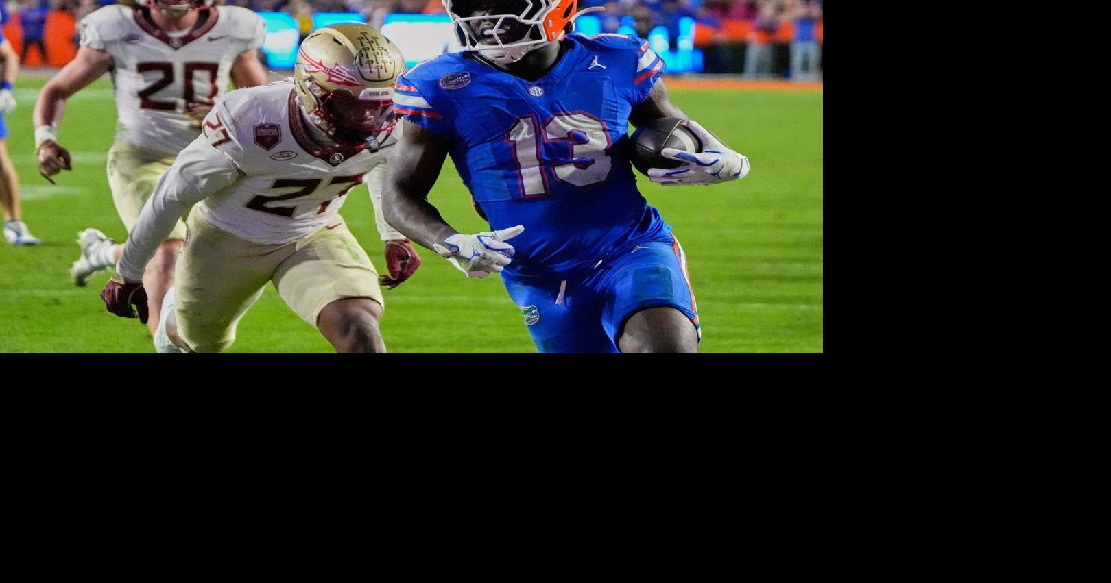 Give him the Baugh! Jadan Baugh runs wild in Florida's 40-21 victory ...