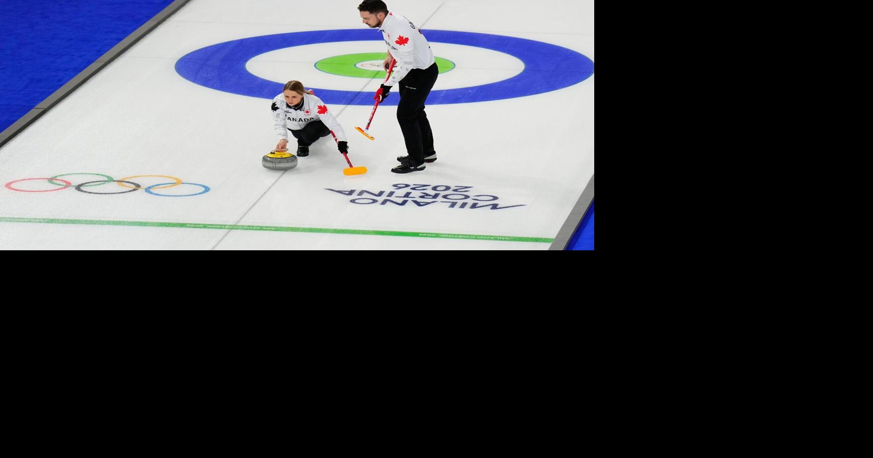 Canada falls to United States in mixed doubles curling at Winter Olympics